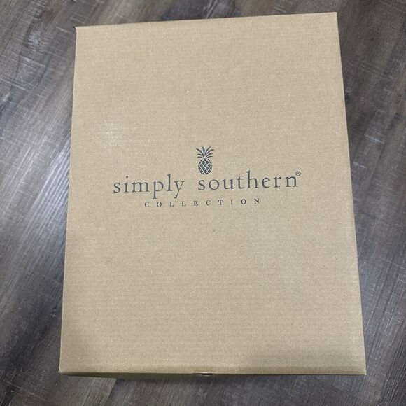 Simply Southern Platform Mule Clog Slipper Buffalo Plaid Size 9 Women’s Red - Picture 10 of 10